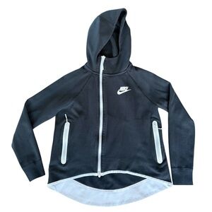 Nike Black Zip Up Hooded Jacket Size Small